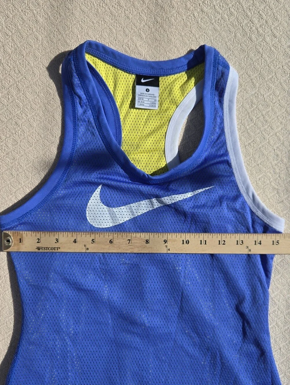 vintage Nike Dri-FIT double layer mesh tank